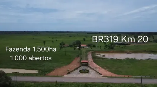 Fazenda/Sítio à venda, 15000000m² no , Careiro