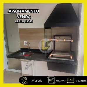 Apartamento com 3 Quartos à venda, 95m² no Vila Guiomar, Santo André