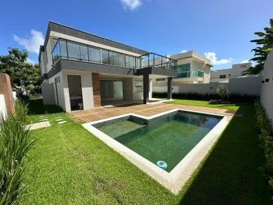 Casa de Condomínio com 4 Quartos à venda, 340m² no Alphaville (Abrantes), Camaçari