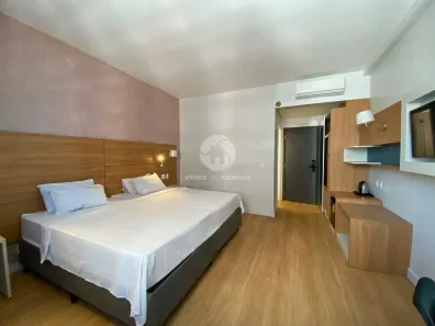 Flat com 1 Quarto à venda, 28m² no Pompéia, Santos