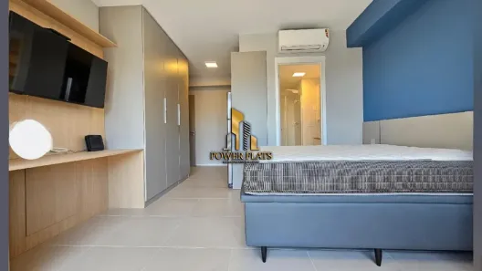 Apartamento com 1 Quarto para alugar, 27m² no Brooklin Paulista, São Paulo