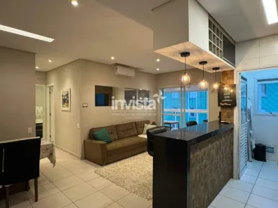 Apartamento com 2 Quartos à venda, 77m² no José Menino, Santos