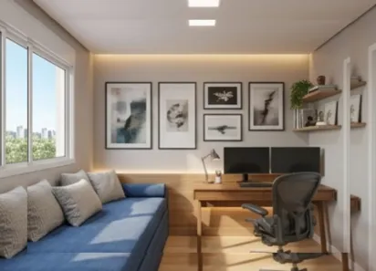 Apartamento com 2 Quartos à venda, 37m² no Santo Amaro, São Paulo