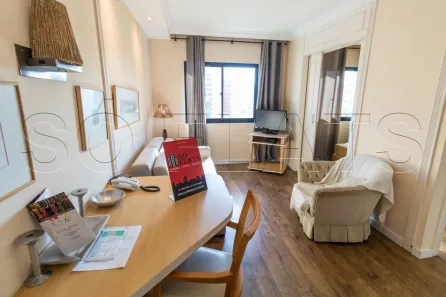 Flat com 1 Quarto para alugar, 33m² no Jardim Paulista, São Paulo