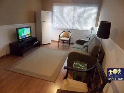 Flat com 1 Quarto para alugar, 40m² no Itaim Bibi, São Paulo