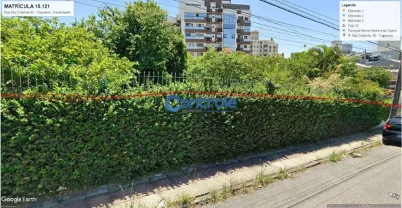 Lote/Terreno à venda, 1274m² no Coqueiros, Florianópolis