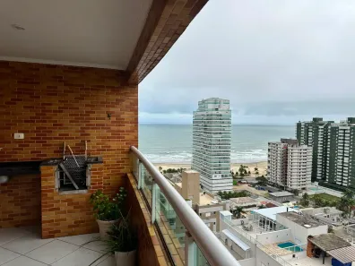 Apartamento com 2 Quartos para alugar, 85m² no Canto do Forte, Praia Grande