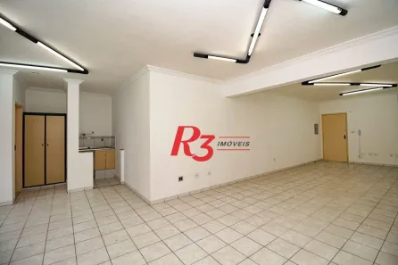 Sala Comercial para alugar, 66m² no Vila Mathias, Santos