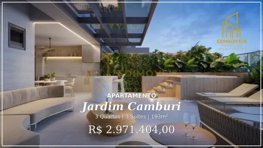 Apartamento com 3 Quartos à venda, 193m² no Jardim Camburi, Vitória