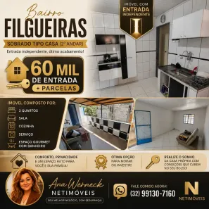 Casa com 3 Quartos à venda, 80m² no Grama, Juiz de Fora