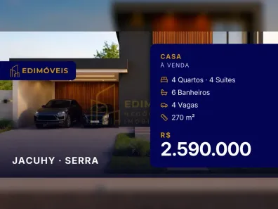 Casa com 4 Quartos à venda, 270m² no Jacuhy, Serra