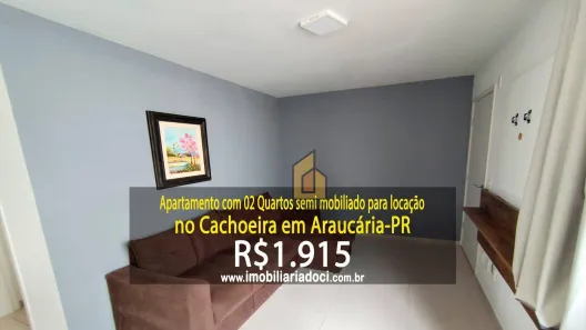 Apartamento com 2 Quartos para alugar, 44m² no Cachoeira, Araucária