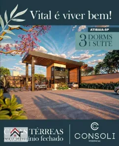 Casa de Condomínio com 3 Quartos à venda, 105m² no Marmeleiro, Atibaia