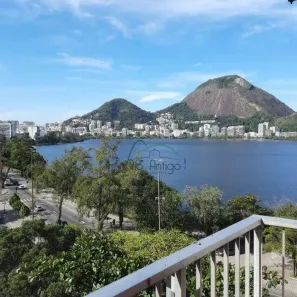 Apartamento com 3 Quartos para alugar, 102m² no Lagoa, Rio de Janeiro