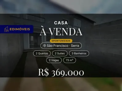 Casa com 2 Quartos à venda, 75m² no São Francisco, Serra