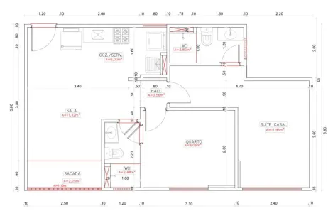 Apartamento com 2 Quartos à venda, 50m² no Quintino Cunha, Fortaleza