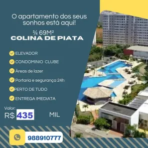 Apartamento com 3 Quartos à venda, 69m² no Piatã, Salvador