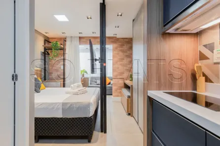Flat com 1 Quarto para alugar, 24m² no Jardim Paulistano, São Paulo
