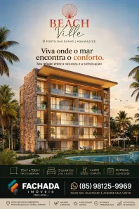 Apartamento com 3 Quartos à venda, 75m² no Porto das Dunas, Aquiraz