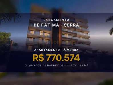 Apartamento com 2 Quartos à venda, 63m² no de Fátima, Serra