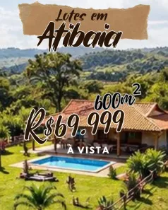 Lote/Terreno à venda, 600m² no Jardim Brasil, Atibaia