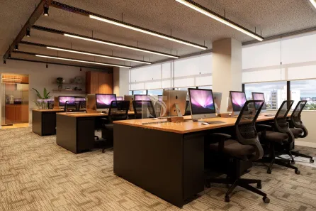 Sala Comercial para alugar, 110m² no Cidade Monções, São Paulo