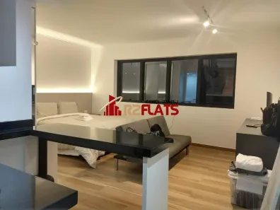 Flat com 1 Quarto para alugar, 27m² no Indianópolis, São Paulo
