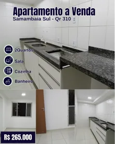 Apartamento com 2 Quartos à venda, 48m² no Samambaia Sul, Brasília