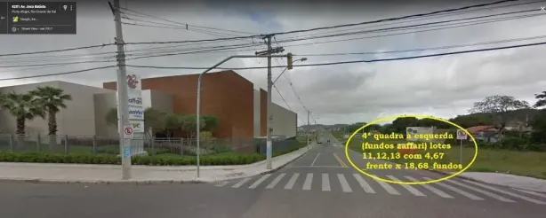 Lote/Terreno à venda, 261m² no Aberta dos Morros, Porto Alegre