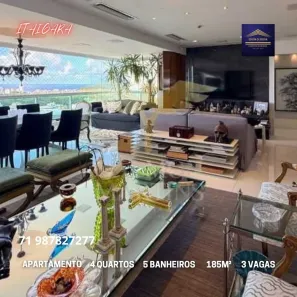 Apartamento com 4 Quartos à venda, 185m² no Itaigara, Salvador