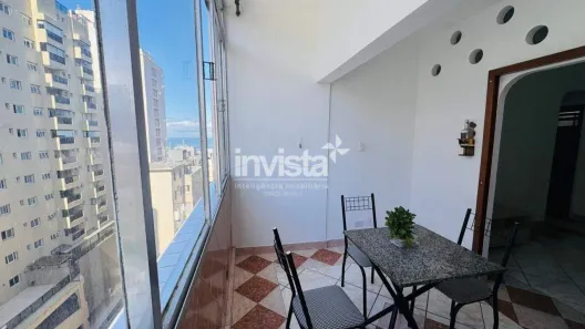 Apartamento com 1 Quarto para alugar, 55m² no José Menino, Santos