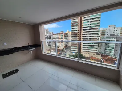 Apartamento com 2 Quartos para alugar, 77m² no Centro, Praia Grande