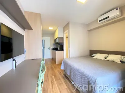 Apartamento com 1 Quarto para alugar, 28m² no Vila Clementino, São Paulo