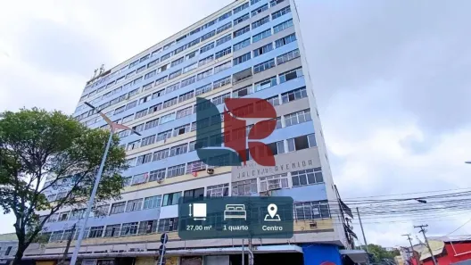 Kitnet com 1 Quarto para alugar, 27m² no Centro, Fortaleza