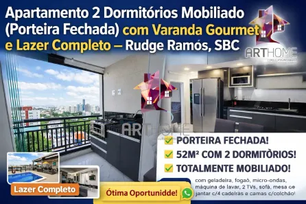 Apartamento com 2 Quartos à venda, 52m² no Rudge Ramos, São Bernardo do Campo