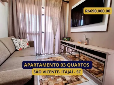 Apartamento com 3 Quartos à venda, 69m² no São Vicente, Itajaí