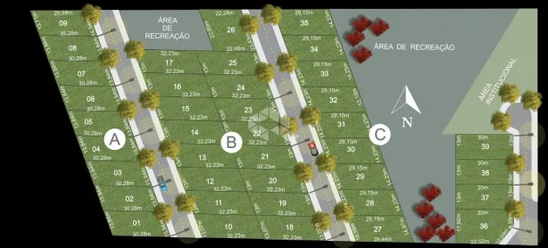Lote/Terreno à venda, 390m² no Tamandaré, Garibaldi