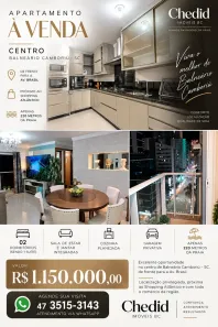 Apartamento com 2 Quartos à venda, 85m² no Centro, Balneário Camboriú