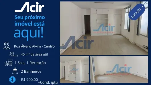 Sala Comercial à venda, 39m² no Centro, Rio de Janeiro