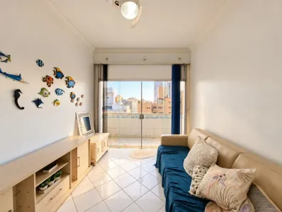 Apartamento com 1 Quarto à venda, 58m² no Pitangueiras, Guarujá