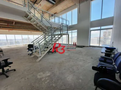 Sala Comercial para alugar, 465m² no Gonzaga, Santos