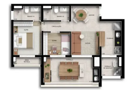 Apartamento com 3 Quartos à venda, 87m² no Vila Mariana, São Paulo