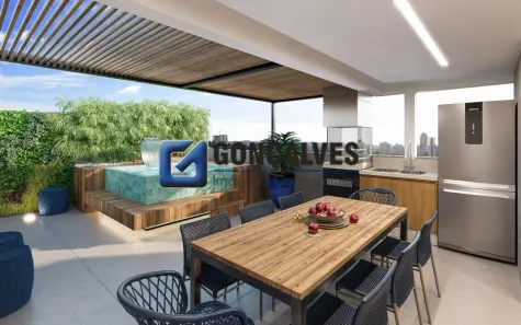 Apartamento com 2 Quartos à venda, 44m² no Paraíso, Santo André