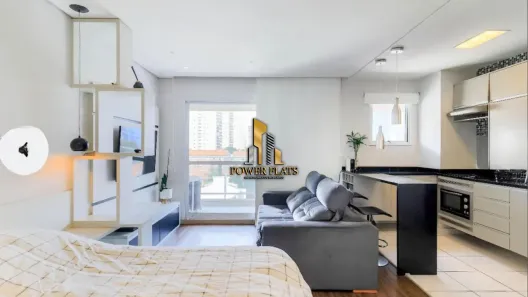 Apartamento com 1 Quarto à venda, 38m² no Santo Amaro, São Paulo
