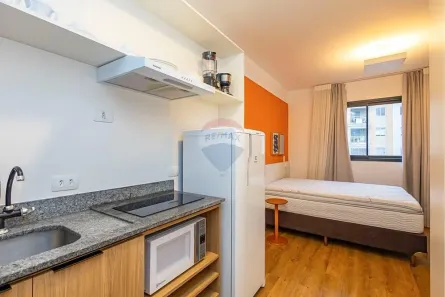 Apartamento com 1 Quarto para alugar, 17m² no Novo Mundo, Curitiba