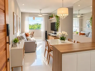 Apartamento com 3 Quartos à venda, 61m² no Chácara Parreiral, Serra