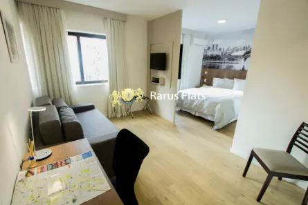 Flat com 1 Quarto para alugar, 33m² no Itaim Bibi, São Paulo