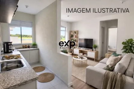 Apartamento com 2 Quartos à venda, 38m² no Cidade Jardim, São José dos Pinhais