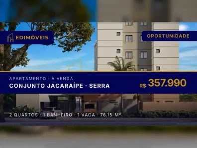 Apartamento com 2 Quartos à venda, 76m² no Conjunto Jacaraípe, Serra