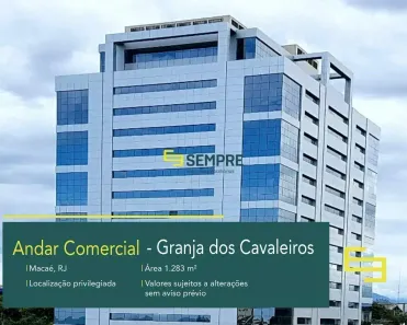 Imóvel Comercial para alugar, 1283m² no Granja dos Cavaleiros, Macaé